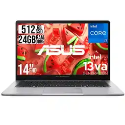 Falabella PORTATIL EXPERTBOOK INTEL CORE I7-13620H SSD 512GB RAM 24GB LED 14 FHD oferta
