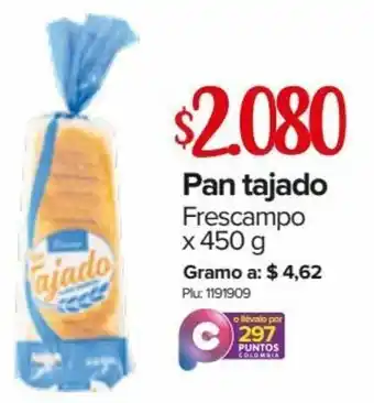 Super Inter Pan Tajado Frescampo 450g oferta