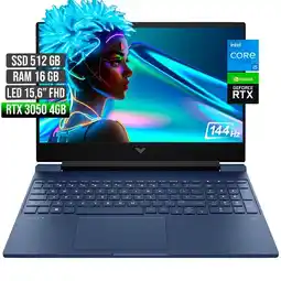 Falabella VICTUS INTEL CORE I5-12450H RTX 3050 4GB SSD 512GB RAM 16GB LED 15,6 FHD 144Hz oferta