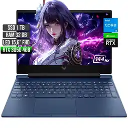 Falabella VICTUS INTEL CORE I5-12450H RTX 3050 4GB SSD 1TB RAM 32GB LED 15,6 FHD 144Hz oferta