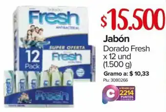 Super Inter Jabón DOrado Fresh 12 und oferta