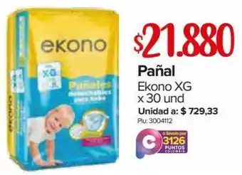 Super Inter Pañal Ekono XG 30 und oferta