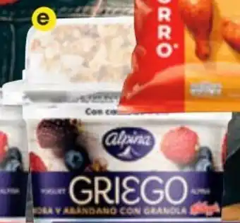 Éxito Yogurt Griego Mora Arándano Cereal Musli Alpina 159g oferta