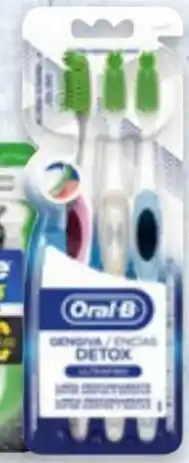 Éxito Cepillo Dental de Encias Detox Blister Oral-B 3 unidades oferta