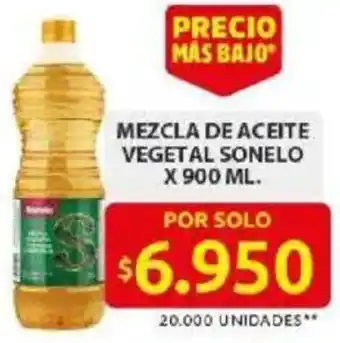 Ara Mezcla de aceite vegetal sonelo oferta
