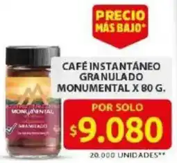 Ara Café instantáneo granulado monumental oferta
