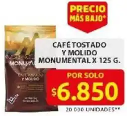 Ara Café tostado y molido monum monumental oferta