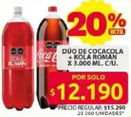 Ara Coca-cola + Kola Roman oferta