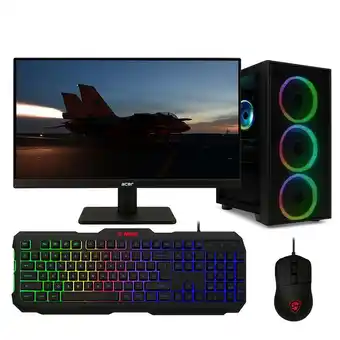 Falabella PC GAMER RYZEN 5 5600G/ RAM 16GB/ SSD 512GB M.2/ MONITOR ACER 22 FHD 100HZ oferta