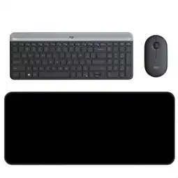 Falabella Combo Inalámbrico Mk470 + Alfombrilla Xl 80x30cm oferta