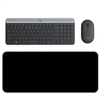 Falabella Combo Inalámbrico Mk470 + Alfombrilla Xl 80x30cm oferta