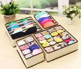 Falabella Organizador Ropa Interior Divisor Cajones Set De 4 oferta