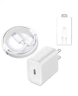 Falabella CARGADOR COMPATIBLE IPHONE + CABLE TIPO C - CARGA RÁPIDA 25W oferta