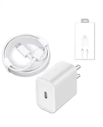 Falabella CARGADOR COMPATIBLE IPHONE + CABLE TIPO C - CARGA RÁPIDA 25W oferta