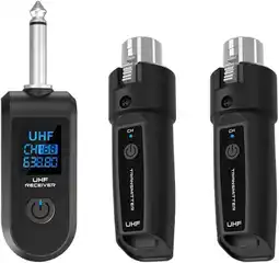 Falabella Sistema Inalámbrico para Micrófono Adaptador 2 Transmisor Receptor UHF oferta