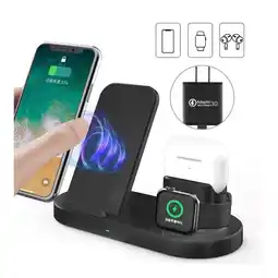 Falabella Cargador inalámbrico H10 3 en 1 para iPhone, Apple Watch, AirPods oferta