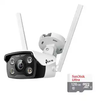 Falabella Cámara Wifi Exterior Bullet 4MP Tp-link Vigi C340-W + Micro SD 128GB oferta