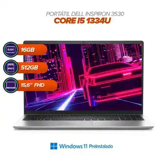 Falabella Portátil Inspiron 3530 Intel Core i5 1334U 16GB RAM 512GB SSD 15.6” FHD oferta
