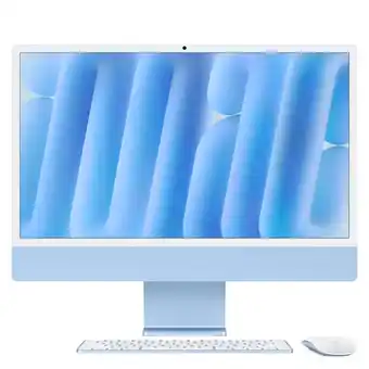 Alkomprar iMac 24Retina 4.5K Chip M4 Apple CPU 10 núcleos GPU 10 núcleos RAM 24GB - Disco SSD 512GB - Azul oferta