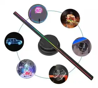 Falabella Proyector De Holograma 3d Imágenes Video 3d Led Fan oferta