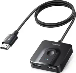 Falabella Interruptor Hdmi 4k@60hz Bidireccional 2 En 1 Splitter Switch Cable 1m oferta