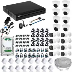 Falabella KIT CAMARAS DE SEGURIDAD 5MP DVR 16 CH +16 CAMARAS DISCO 1 TB oferta