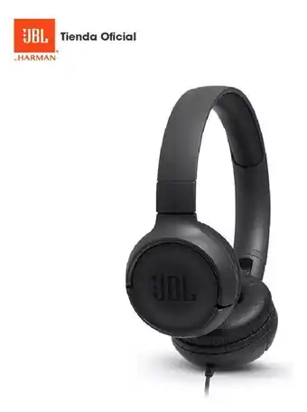 Falabella Audífonos Over-ear Tune 500 JBLT500 con micrófono Negro oferta