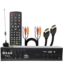 Falabella DECODIFICADOR TDT DIGITAL DV3 T2 HDMI ANTENA oferta