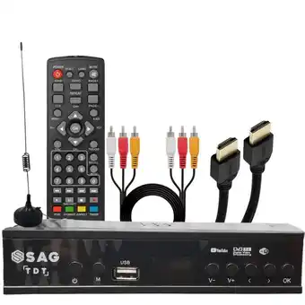 Falabella DECODIFICADOR TDT DIGITAL DV3 T2 HDMI ANTENA oferta
