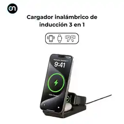 Falabella Cargador Inalámbrico 3 En 1 Estación De Carga Iphone oferta