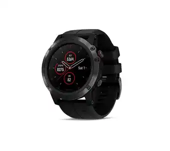 Falabella Fenix 5x Plus Correa Zafiro Negra 51mm Smartwatch oferta