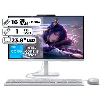 Falabella TODO EN UNO AIO A100 INTEL CORE I3-N305 16GB RAM 1TB SSD 238 LED oferta