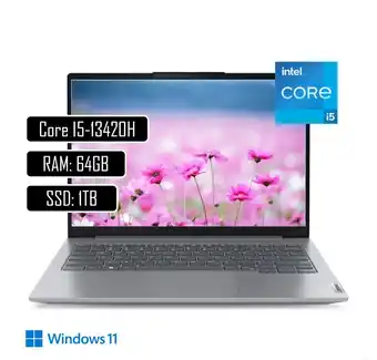 Falabella PORTATIL THINKBOOK 14 / INTEL CORE I5-13420H / 64GB RAM DDR5 / 1TB SSD / WIN 11 PRO oferta