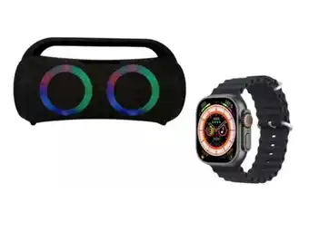 Falabella Parlante Bluetooth Mega Bass Tws + Smartwatch T900 oferta