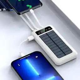 Falabella Cargador Power Bank Portatil 4 En 1 Carga Solar 20000 Mah oferta