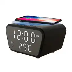 Falabella Radio Reloj Despertador Carga Inalámbrica oferta