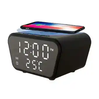 Falabella Radio Reloj Despertador Carga Inalámbrica oferta