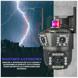 Falabella Camara de Vigilancia Ptz 3 en 1 Camara de Seguridad 3 Lentes oferta