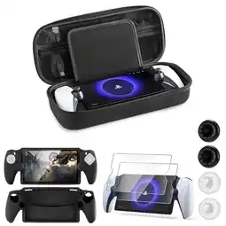 Falabella Estuche Rígido Playstation Portal Ps5, funda, 2 protectores y 4 grips oferta