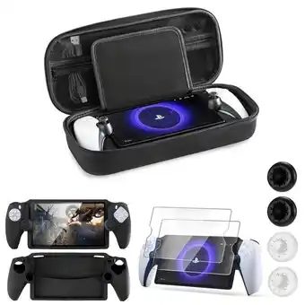 Falabella Estuche Rígido Playstation Portal Ps5, funda, 2 protectores y 4 grips oferta