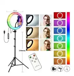 Falabella Aro de Luz RGB 26 cm con Tripode oferta