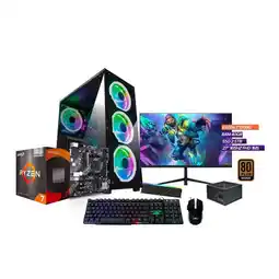 Falabella PC Gamer Ryzen 7 5700G / 40GB Ram / 2.5TB SSD / Monitor 27” 165Hz oferta