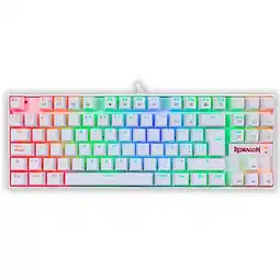 Falabella TECLADO GAMER KUMARA K552-KR CON LUCES RGB SWITCH ROJO EN ESPAÑOL BLANCO oferta