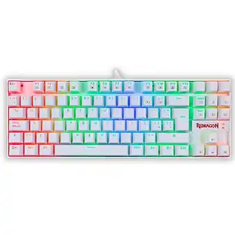 Falabella TECLADO GAMER KUMARA K552-KR CON LUCES RGB SWITCH ROJO EN ESPAÑOL BLANCO oferta