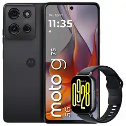 Falabella Celular Moto G75 5G 256GB /8GB Gris + Watch 5 Active Blk oferta