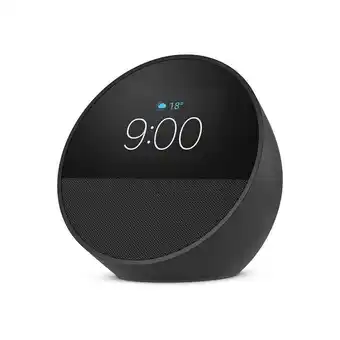 Falabella Parlante Alexa Echo Spot Bocina Despertador Inteligente Color Negro oferta