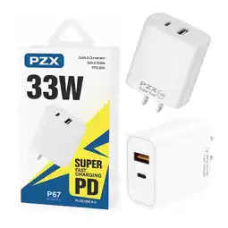 Falabella Cargador Cabezal Cubo Tipo C Carga Rápida PD 33W PZX P67 oferta