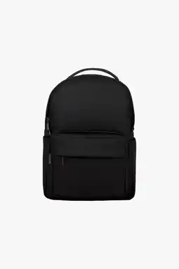 Falabella Mochila M30 de Cuero Vegano Negro oferta