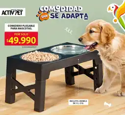 Ara Comedero plegable para mascotas oferta