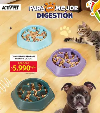 Ara Comedero lento para perros y gatos oferta
